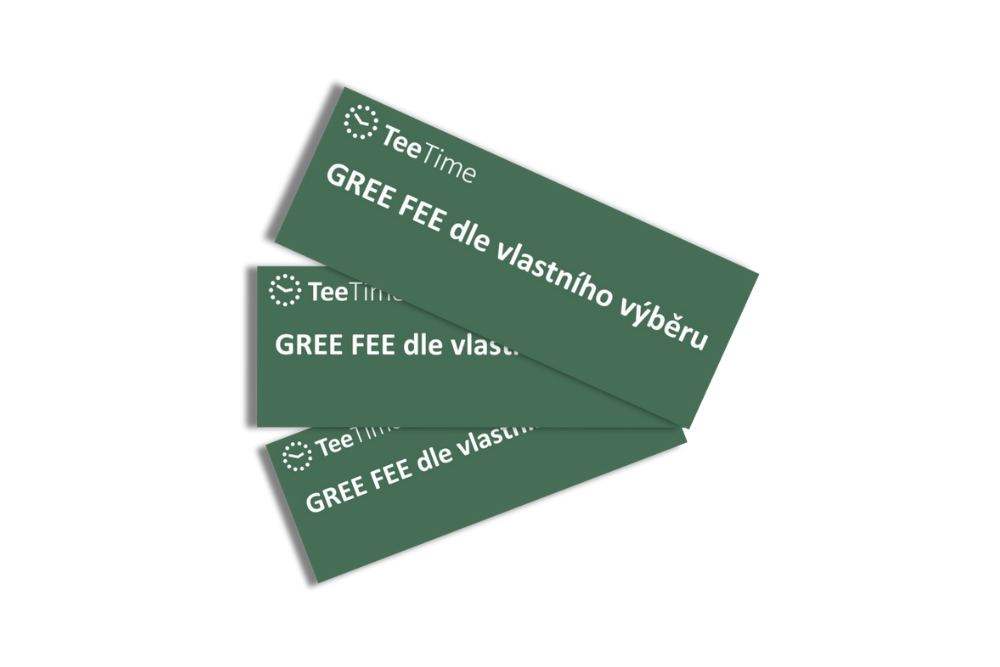Green fee dle vlastního výběru