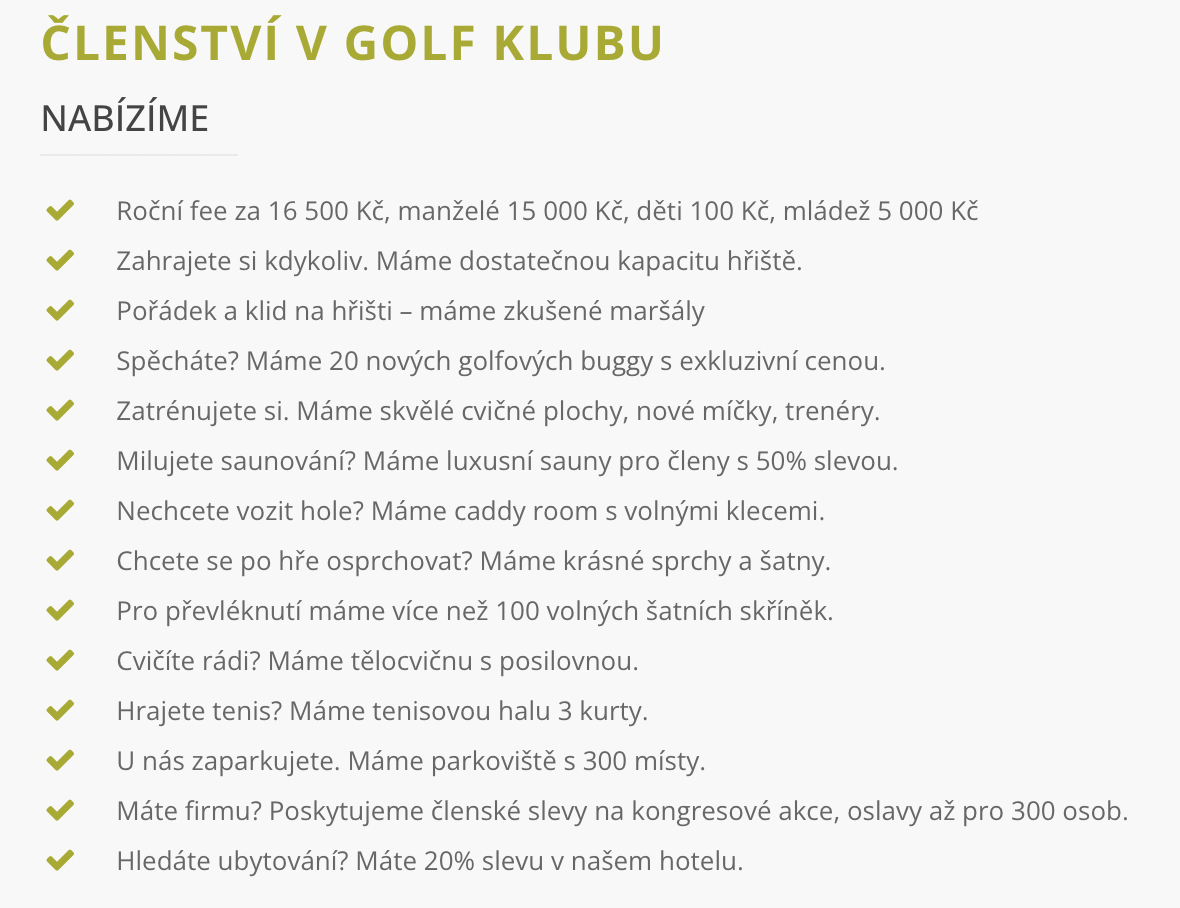 Golf & Spa Kunětická Hora